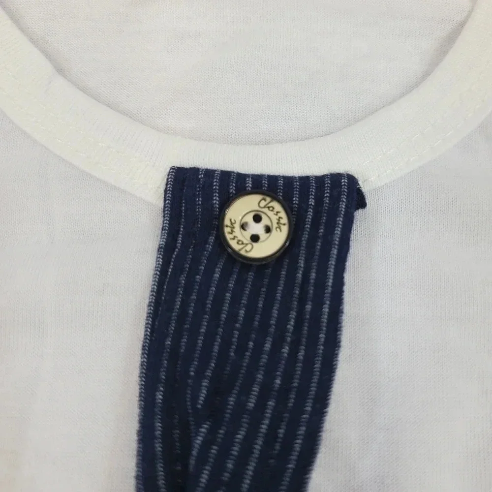 9-12M Navy Blue Faux Suit Baby Boys 2 pcs Outfit. T-Shirt and Shorts Baby Boys…